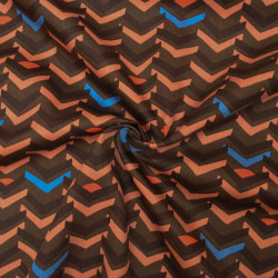 Cotton satin One Way - Brun - Calissone