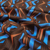 Diamond - brown cotton satin - Calissone