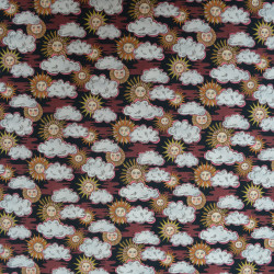 Liberty Tana Lawn® Follow the sun - Brun - Calissone