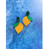 Boucles d'oreilles - Citrons - Calissone