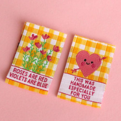 Etiquettes Cosy Club - This we handmade especially for you - Lot x6 - Calissone