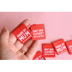 Etiquettes Cosy Club - Made by mum - Lot x6 - Calissone