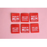 Etiquettes Cosy Club - Made by mum - Lot x6 - Calissone