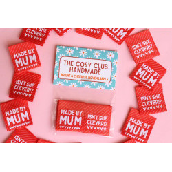 Etiquettes Cosy Club - Made by mum - Lot x6 - Calissone