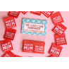 Etiquettes Cosy Club - Made by mum - Lot x6 - Calissone