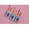 Etiquettes Cosy Club - Pique-nique d'été - Mix x6 - Calissone