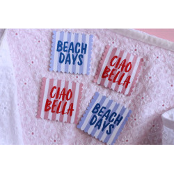 Etiquettes Cosy Club - Summer days - Mix x4 - Calissone