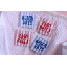 Etiquettes Cosy Club - Summer days - Mix x4 - Calissone