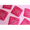 Etiquettes Cosy Club - Look good, Feel good, Do good - Lot x5 - Calissone