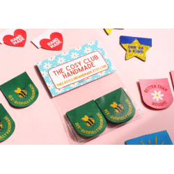 Etiquettes Cosy Club - Bee-autifully handmade - Lot x5 - Calissone