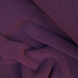 Sherpa - Molleton Fausse fourrure - Prune - Calissone