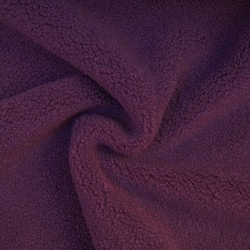 Sherpa - Faux Fur Fleece - Plum - Calissone