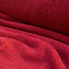 Sherpa - Molleton Fausse fourrure - Rouge foncé - Calissone