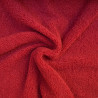 Sherpa - Molleton Fausse fourrure - Rouge foncé - Calissone