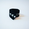 Sangle 40mm chevron - Noir / blanc - Calissone