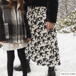 Jersey de viscose - Black birds - Calissone