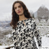 Jersey de viscose - Black birds - Calissone