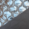 Matelassé double face argenté - Calissone