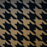 Sherpa - Teddy - Houndstooth - Camel and black - Calissone