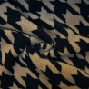 Sherpa - Teddy - Pied de poule - Camel et noir - Calissone
