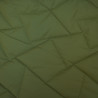 Matelassé géométrique soft-touch - Vert olive - Calissone