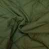 Matelassé géométrique soft-touch - Vert olive - Calissone