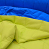 Matelassé double face - Bleu cobalt / Jaune - Calissone
