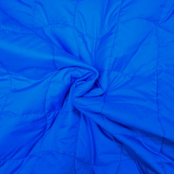 Matelassé double face - Bleu cobalt / Jaune - Calissone