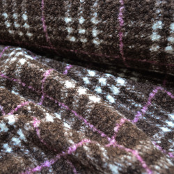 Sherpa - Berger à carreaux - Marron et rose - Calissone