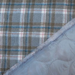 Tartan quilted - Gray - Calissone