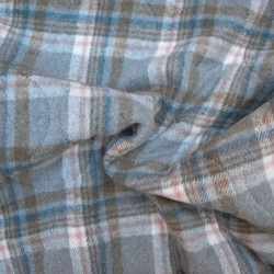 Tartan quilted - Gray - Calissone