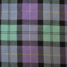 Flanelle tartan - Violet et vert menthe - Calissone