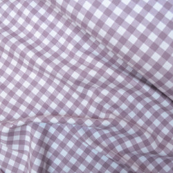 Gingham flannel - Mauve - Calissone