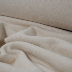 Micro-polaire coton - Beige chiné - Calissone