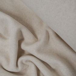 Micro-polaire coton - Beige chiné - Calissone