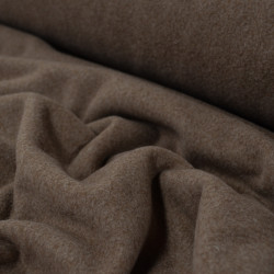 Micro-polaire coton - Mocha chiné - Calissone