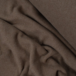 Micro-polaire coton - Mocha chiné - Calissone