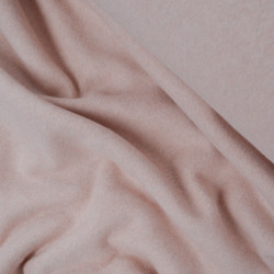 Micro-polaire coton - Rose clair chiné - Calissone