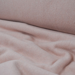 Micro-polaire coton - Rose clair chiné - Calissone