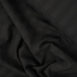 Coton tissé Joly - Noir - Calissone