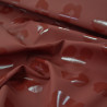Tissu imperméable - Léopard bordeaux - Calissone