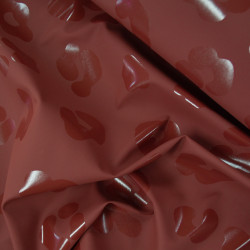 Waterproof fabric - Bordeaux leopard - Calissone