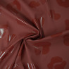 Tissu imperméable - Léopard bordeaux - Calissone