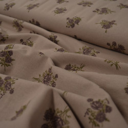Flanelle de coton florale - Bouquet de roses - Calissone