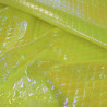 Matelassé holographique - Jaune fluo - Calissone