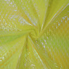Matelassé holographique - Jaune fluo - Calissone