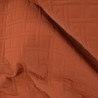 Matelassé imperméable chevron - Terracotta - Calissone