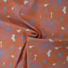 Waterproof fabric - Antelope flowers - Calissone