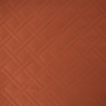 Matelassé imperméable chevron - Terracotta - Calissone