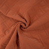 Matelassé imperméable chevron - Terracotta - Calissone